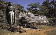 Ananda and Parinivana-Buddha, Screamed Vihara, Polonnaruva unknow artist